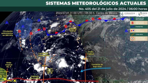 Pronóstico del clima para hoy domingo 21 de julio 2024 en Quintana Roo