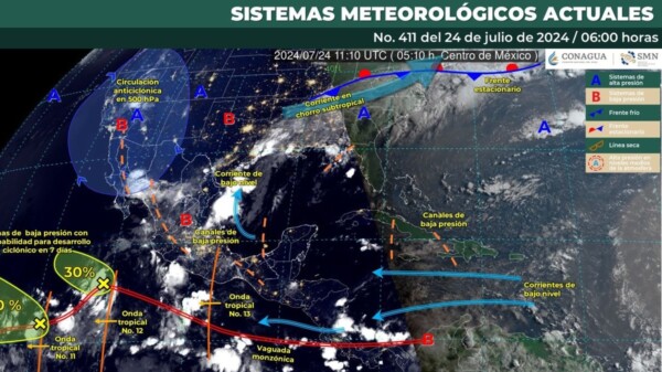 Pronóstico del clima en Quintana Roo para hoy miércoles 24 de julio 2024