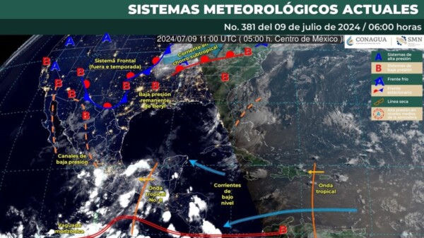 Pronóstico del clima en Quintana Roo para hoy martes 9 de julio 2024