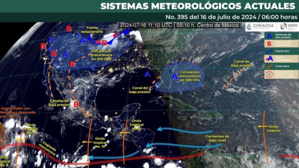 Pronóstico del clima en Quintana Roo para hoy martes 16 de julio 2024