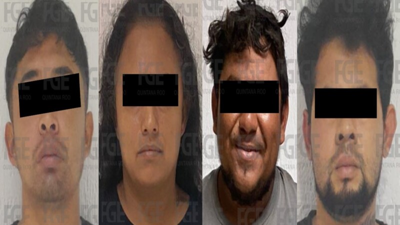 Detienen a cuatro personas por narcomenudeo en Cancún