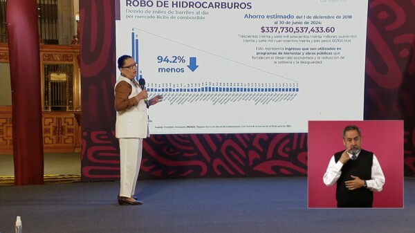 “Ahorros por huachicol superan costo de la refinería Olmeca”