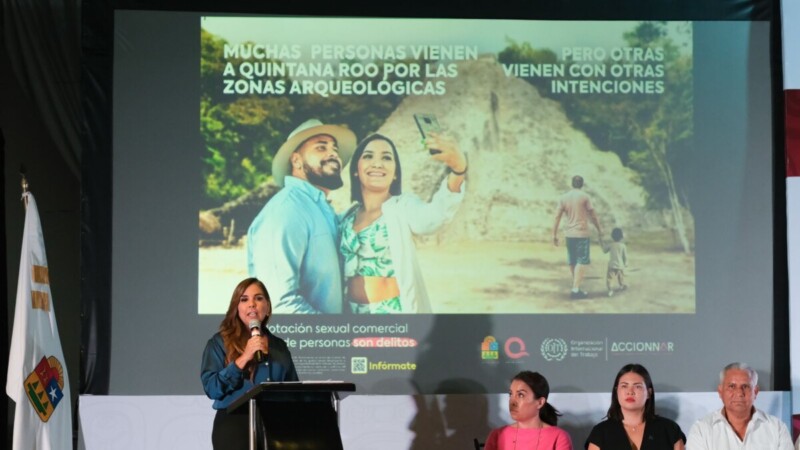 Lanza Mara Lezama campaña contra la explotación sexual comercial en Quintana Roo
