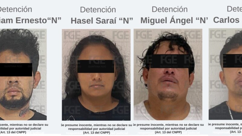 Caen cuatro por robo con violencia en iglesia en Benito Juárez