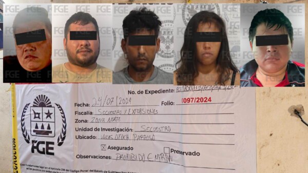 Detienen a seis por el secuestro de un adolescente en Cancún