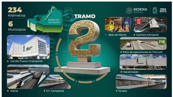 Tramo 2 del Tren Maya muestra atractivos turísticos de Campeche