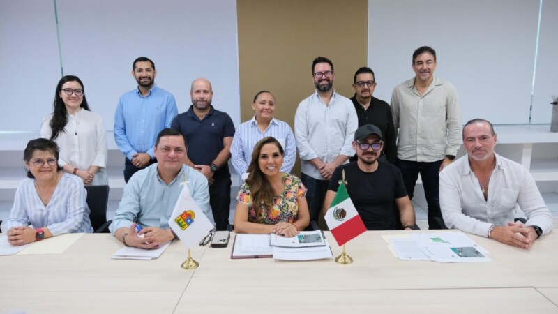 Mara Lezama y Román Meyer anuncian avance en la regularización de terrenos para bienestar de 4 mil familias en Solidaridad