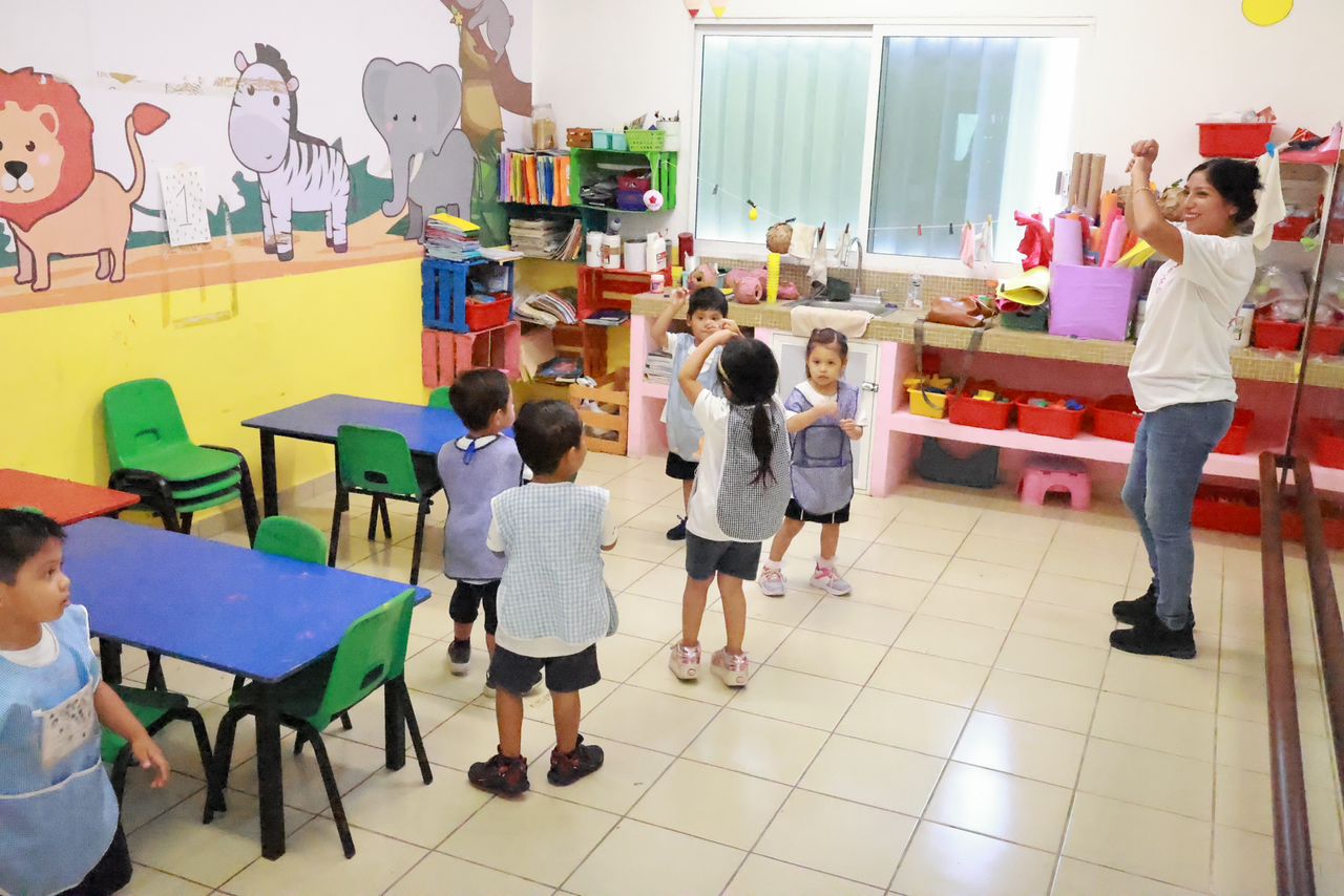 Gobierno de Isla Mujeres brinda atención integral a las niñas y niños a través de los Cendis; se les proporciona una atención integral con calidad y calidez.