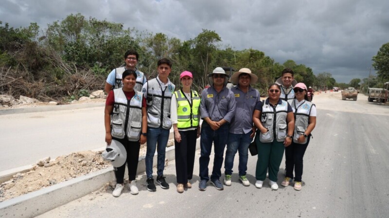 Atenea Gómez Ricalde transforma Ciudad Mujeres con la pavimentación de más colonias