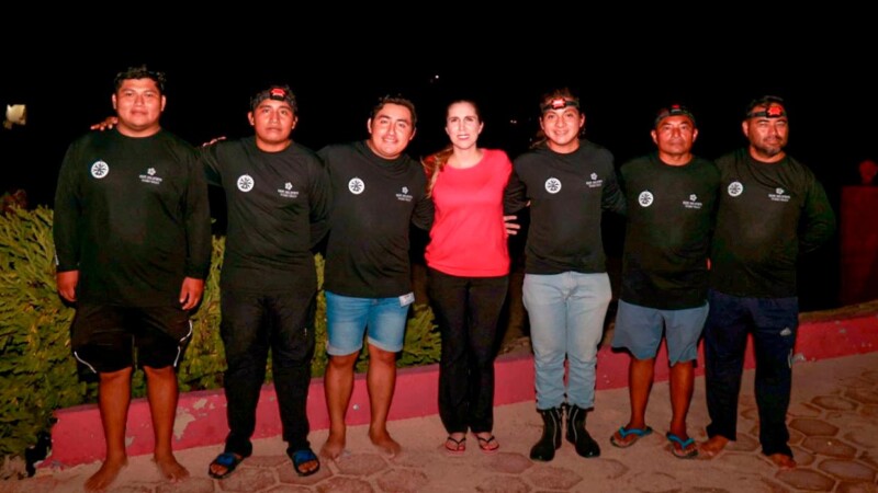 Gobierno de Isla Mujeres promueve la preservación de la tortuga marina a través del Campamento Tortuguero