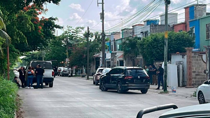 Catean autoridades domicilio en fraccionamiento de Cancún