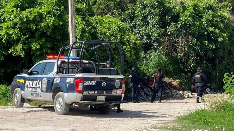 Encuentran un cadáver "ensabanado" en colonia de Cancún, hasta el momento se desconoce la identidad de la víctima y los motivos que condujeron a su deceso