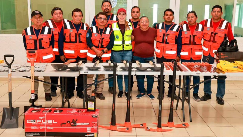 El Gobierno Municipal de Isla Mujeres fortalece Protección Civil de Zona Continental