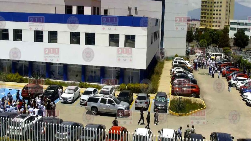 Evacuan hospital en Puebla por fuga de gas