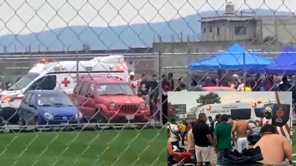 Rayo acaba con partido de fútbol en Cuernavaca y deja cinco lesionados