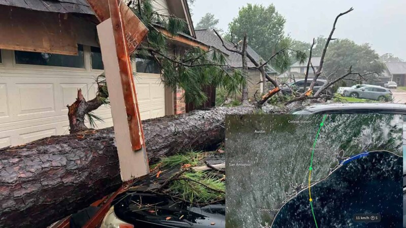 El Huracán Beryl cobra su primer víctima al azotar Texas