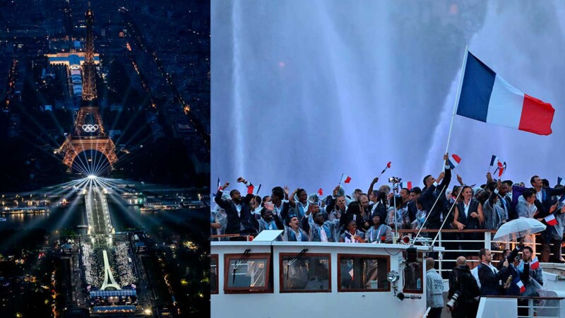 París deslumbra con una inauguración olímpica única bajo la lluvia