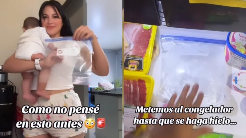 Influencer revela truco para hacer hielo en casa fácil y sencillo