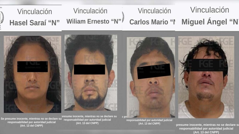 Vinculan a proceso a cuatro por robo violento en un templo de Cancún