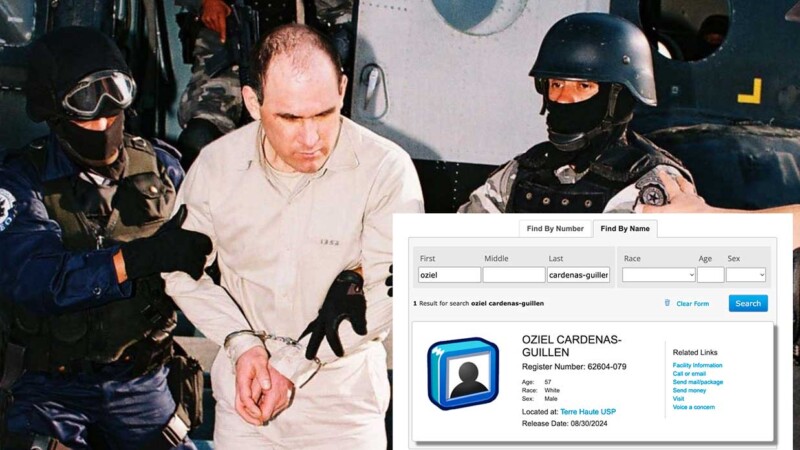 El capo Osiel Cárdenas sería liberado en agosto