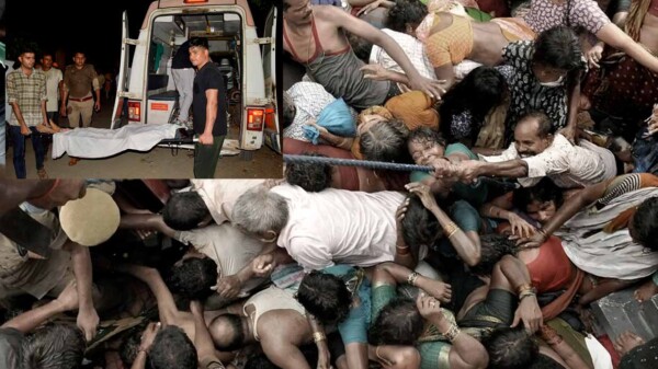 Estampida durante evento en India deja mas de un centenar de muertos