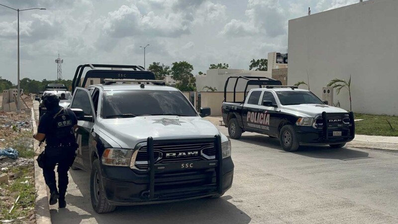 Robo con violoencia desata fuerte operativo en Cancún