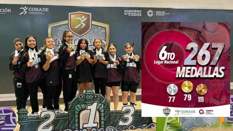 Éxito histórico para atletas de Quintana Roo en los Nacionales CONADE 2024