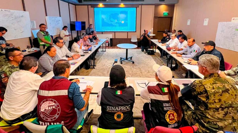 Reunión de alto nivel en Tulum afianza estrategia ante huracán Beryl