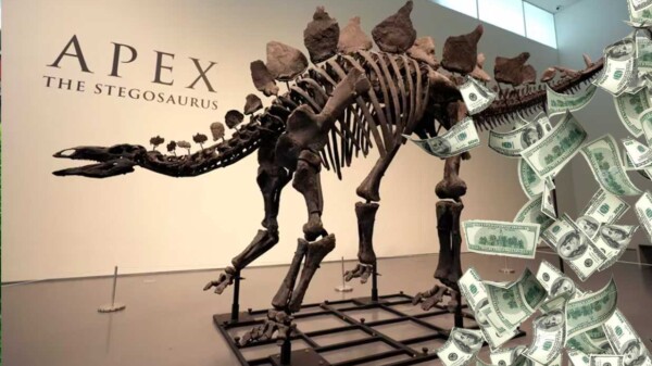 Subastan al fósil de dinosaurio mas caro de la historia: 44,6 Millones de Dólares