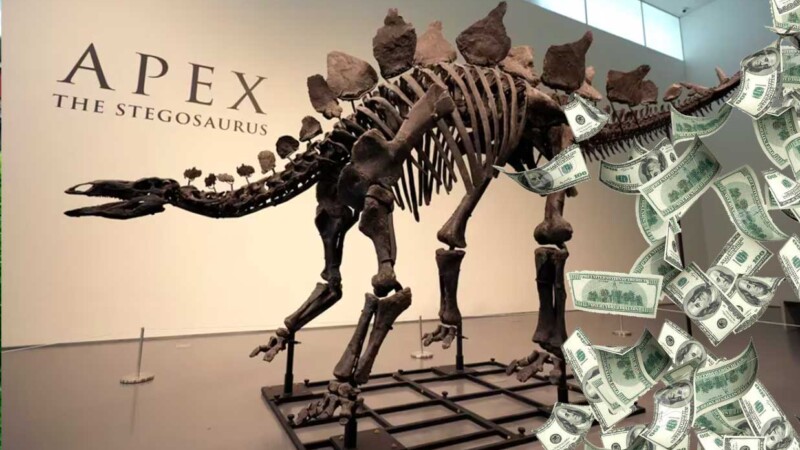 Subastan al fósil de dinosaurio mas caro de la historia: 44,6 Millones de Dólares