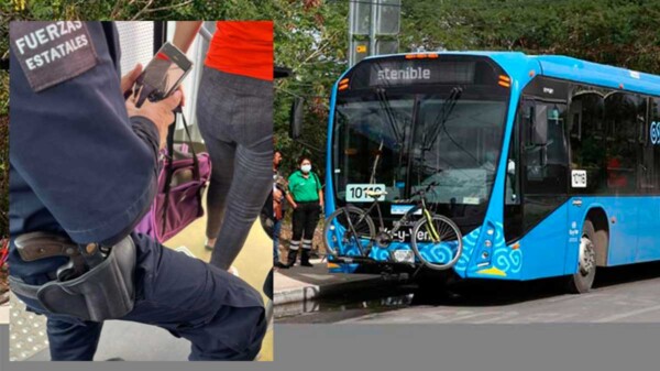 Causa polémica expulsión de usuaria con perrito en transporte público de Mérida