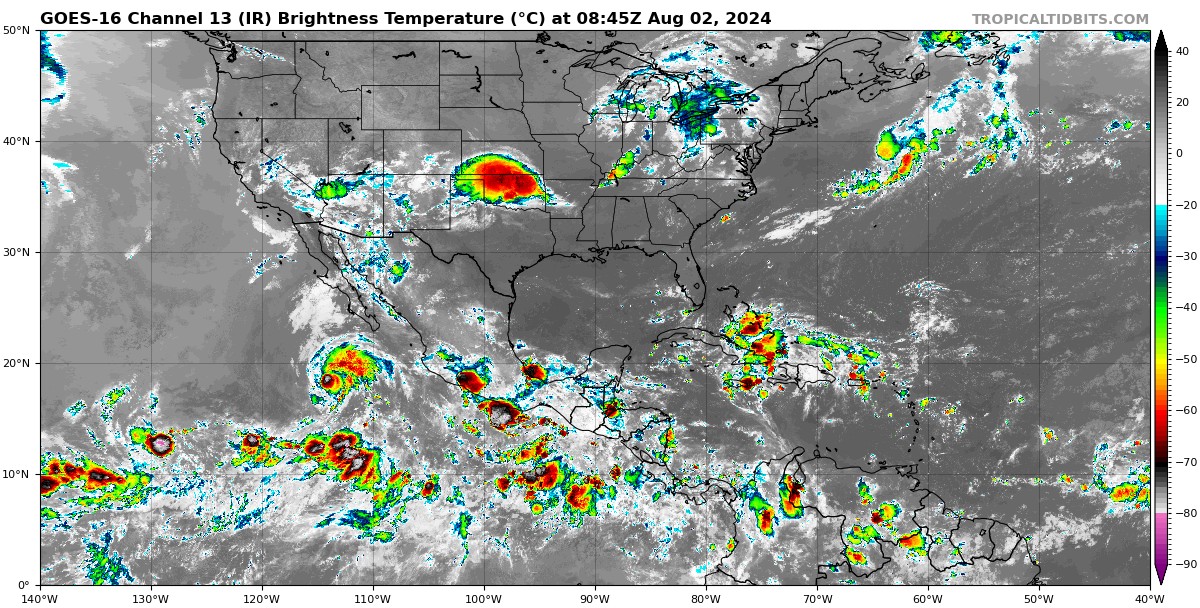 Pronóstico del clima para hoy viernes 2 de agosto 2024 en Quintana Roo; CCelo medio nublado y ambiente templado por la mañana.