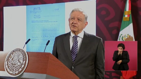 Descarta AMLO sancionar a paristas del Poder Judicial
