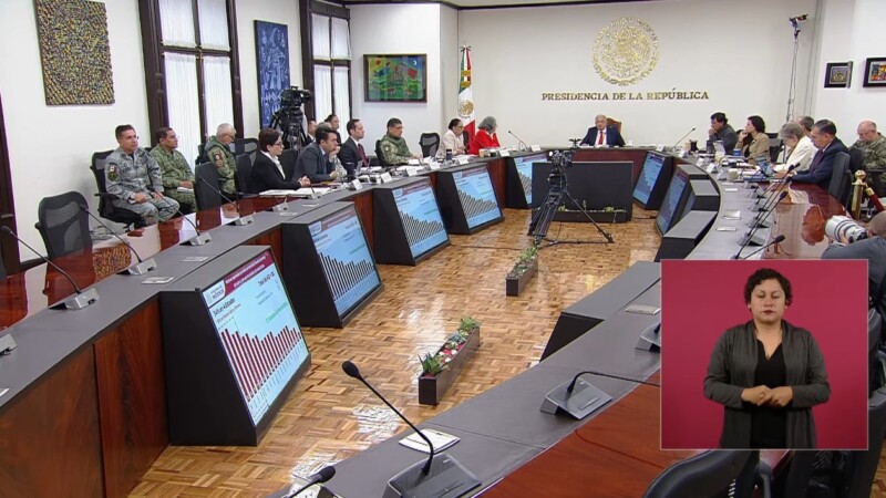 Por primera vez hacen pública reunión de seguridad de AMLO