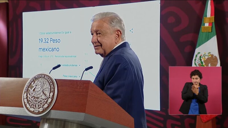 Cerrar sexenio sin devaluación del peso será histórico: AMLO