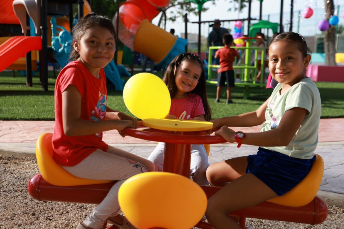 Atenea Gómez Ricalde transforma Ciudad Mujeres en un mejor lugar para las niñas y niños; inaugura la alcaldesa el parque “La Victoria”.