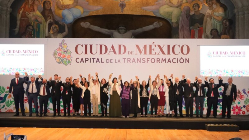 Presenta Clara Brugada su gabinete para la CDMX