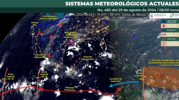 Pronóstico del clima en Quintana Roo para hoy jueves 29 de agosto 2024