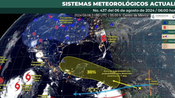 Pronóstico del clima en Quintana Roo para hoy martes 6 de agosto 2024