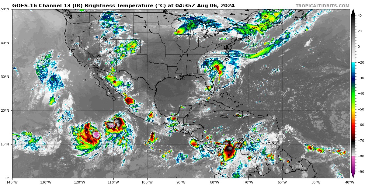 Pronóstico del clima en Quintana Roo para hoy martes 6 de agosto 2024; durante la tarde ambiente cálido, y caluroso en zonas del estado, Campeche y Yucatán.