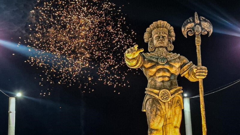 Develan estatua del dios maya Chaac, adiós a Poseidón