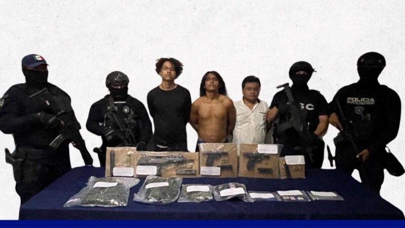 Cuatro detenidos tras ataque armado en club de playa en Tulum