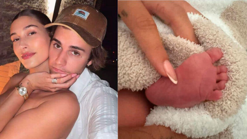 Hailey y Justin Bieber anuncia el nacimiento de su hijo