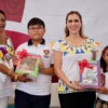 Atenea Gómez encabeza ceremonia de regreso a clases en Isla Mujeres