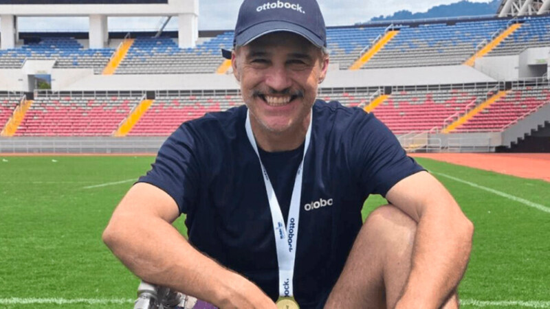 Juan Pablo Medina será embajador de una marca en los Paralímpicos