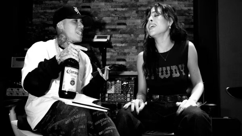 Santa Fe Klan y Danna Paola confirman colaboración musical