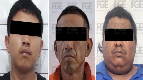 Por homicidio vinculan a tres sujetos en Cancún