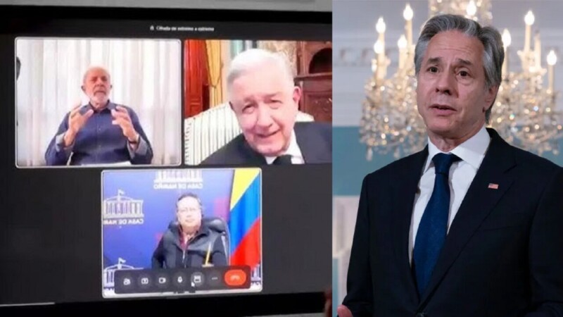 Apoya EU postura de México, Brasil y Colombia sobre Venezuela