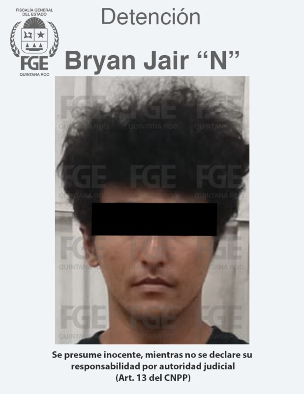 Los capturados son: Bryan Jair “N”, alias “El Frijol”, quien presuntamente participó en los dos eventos, además de Julio César “N” alias “La Bomba”, José Andrés “N” y Luis Ángel “N”.