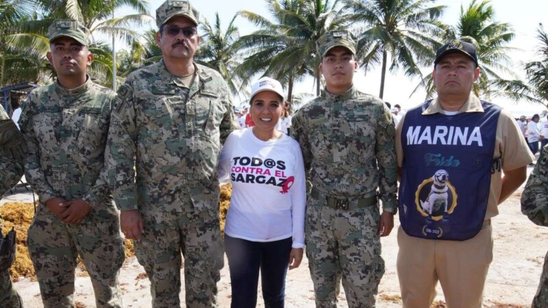 Gobierno de México reconoce esfuerzo de Gobierno de Quintana Roo en la atención del sargazo
